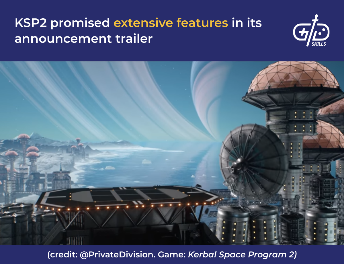 KSP2 promised extensive features in its announcement trailer