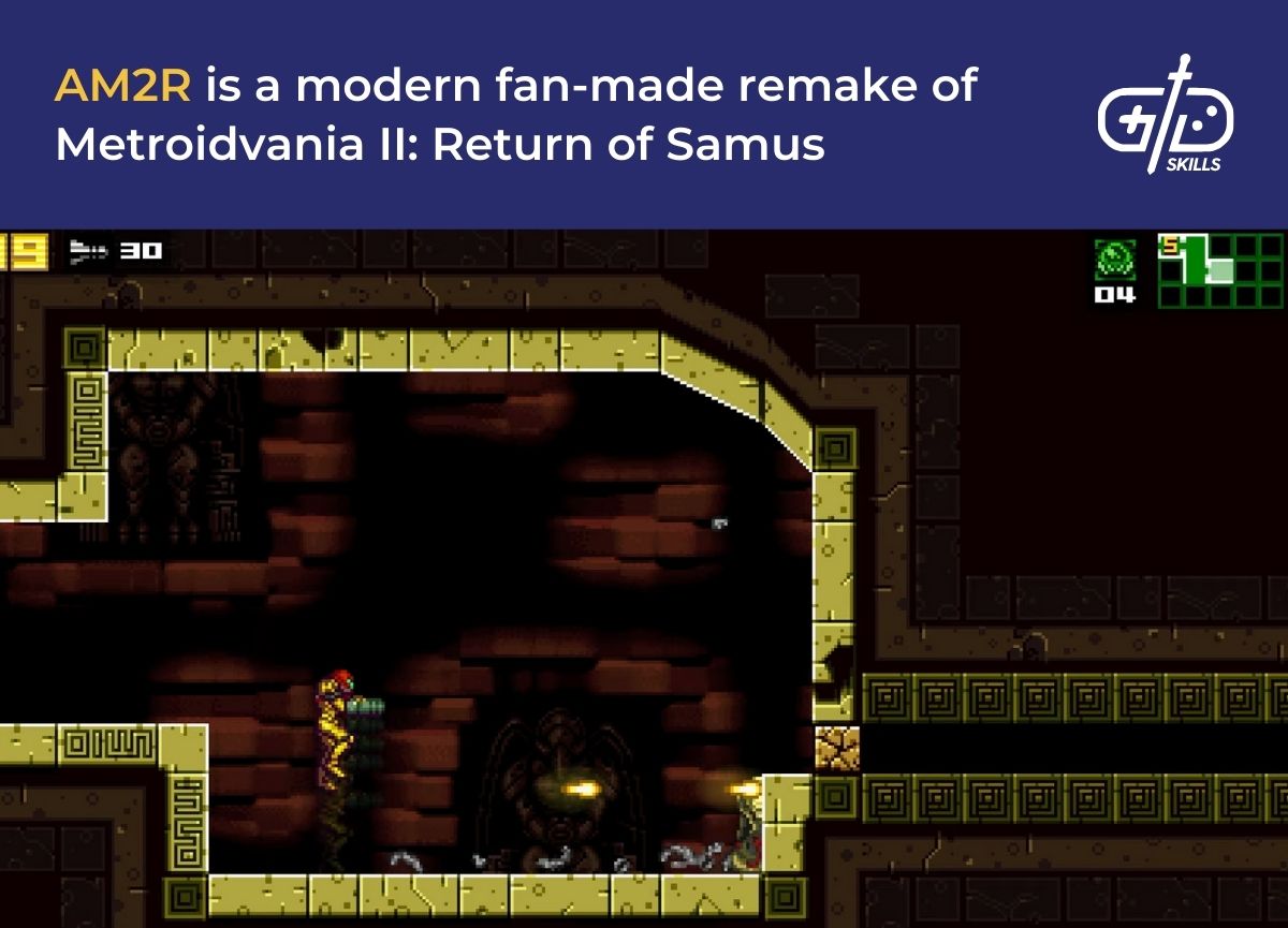 AM2R is a modern fan-made remake of Metroidvania II: Return of Samus