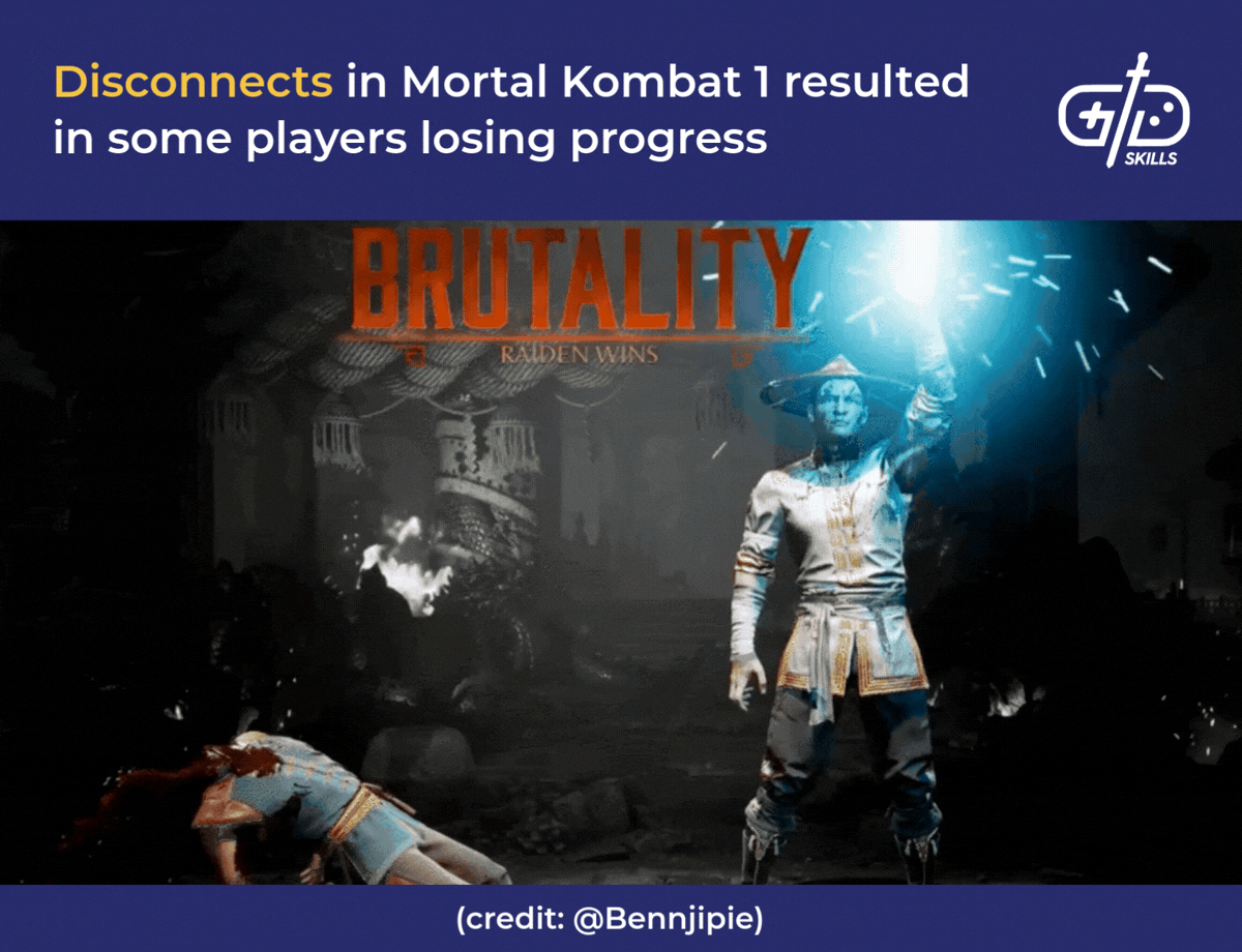 Disconnects in Mortal Kombat 1 resulted in some players losing progress