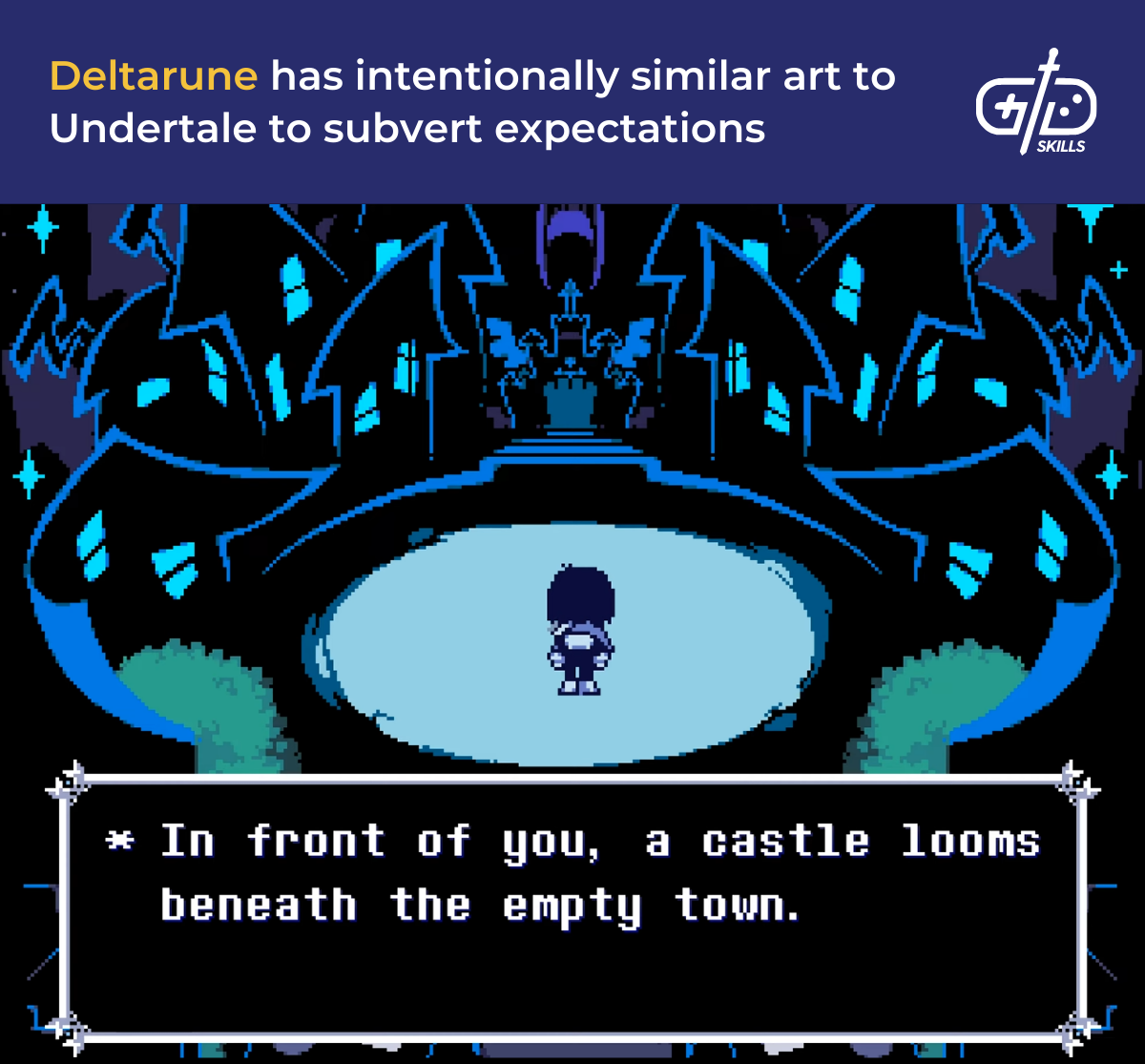 Deltarune has intentionally similar art to Undertale to subvert expectations