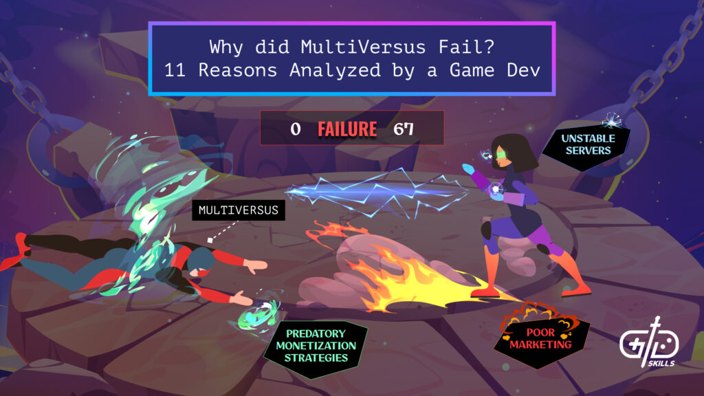 Why did Multiversus Fail? 11 Reasons Analyzed by a Game Dev